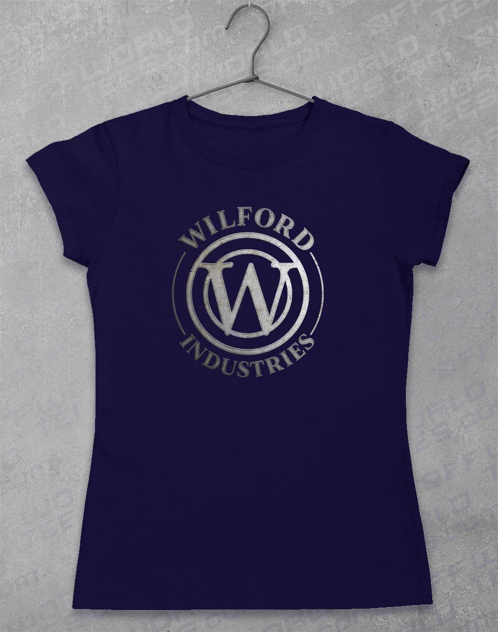 Wilford Industries Women's T-Shirt 8-10 / Navy  - Off World Tees