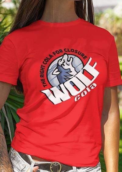 Wolf Cola Womens T-Shirt  - Off World Tees