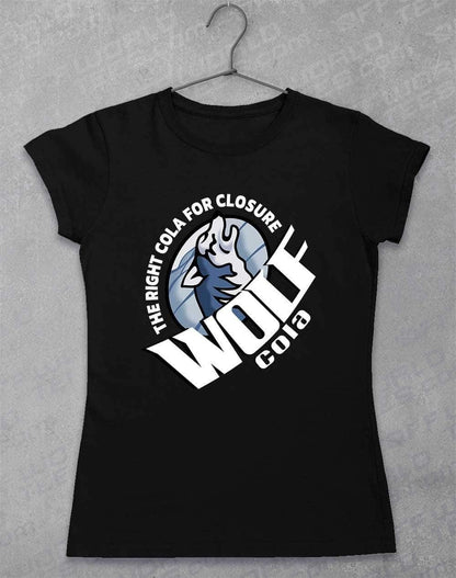 Wolf Cola Womens T-Shirt 8-10 / Black  - Off World Tees
