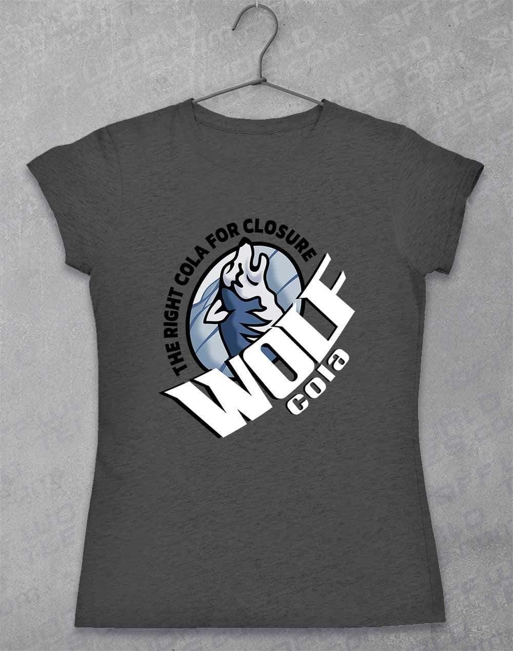 Wolf Cola Womens T-Shirt 8-10 / Dark Heather  - Off World Tees