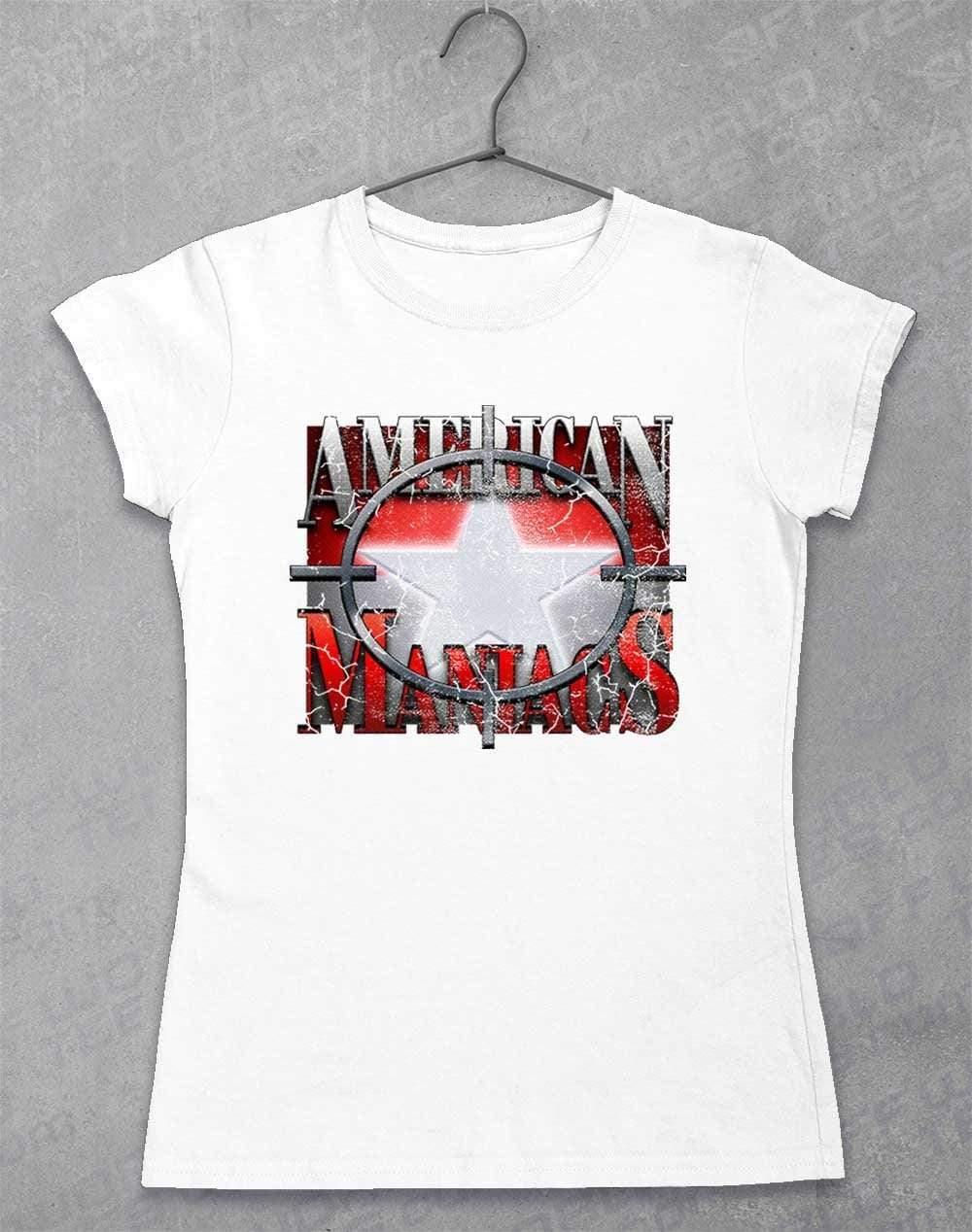 American Maniacs - Womens T-Shirt 8-10 / White  - Off World Tees
