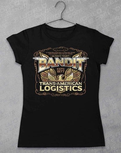 Bandit Logistics 1977 Womens T-Shirt 8-10 / Black  - Off World Tees