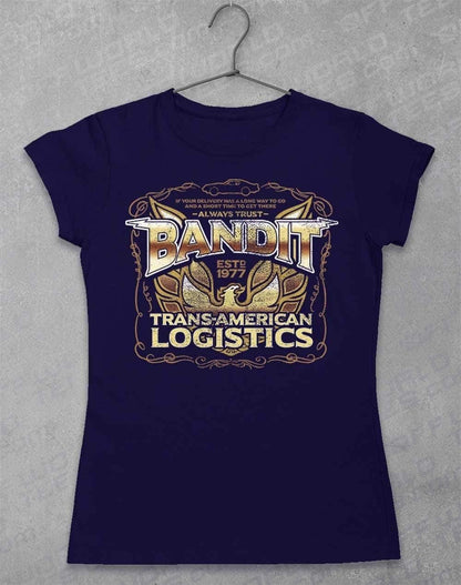 Bandit Logistics 1977 Womens T-Shirt 8-10 / Navy  - Off World Tees