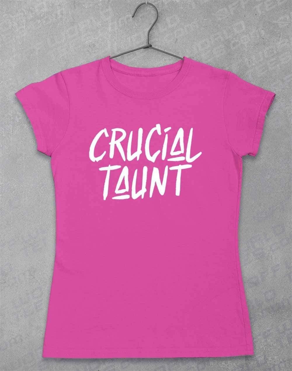 Crucial Taunt Womens T-Shirt 8-10 / Azalea  - Off World Tees