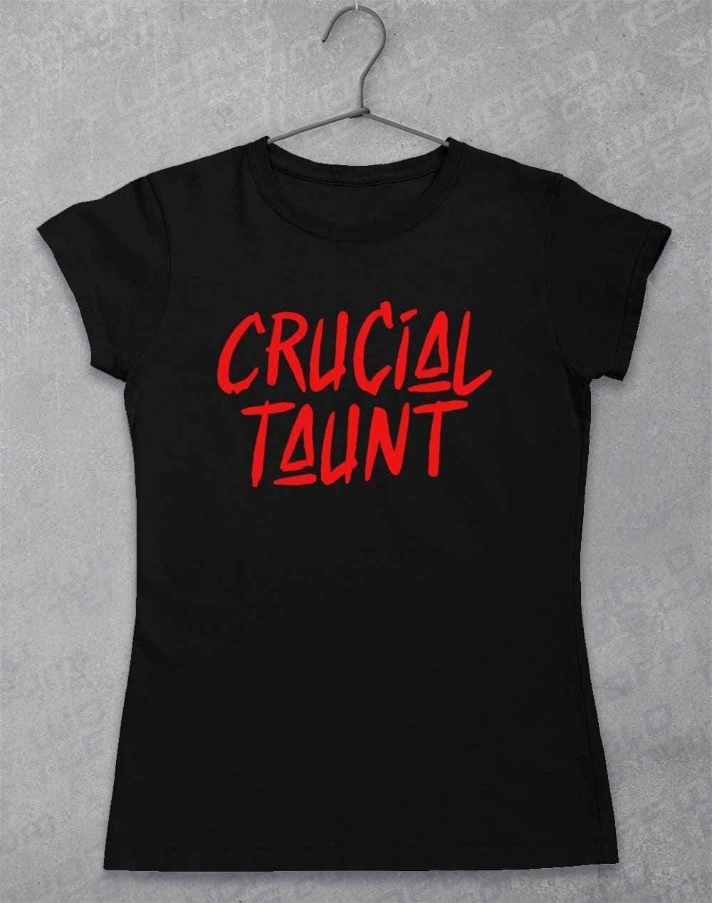 Crucial Taunt Womens T-Shirt 8-10 / Black  - Off World Tees