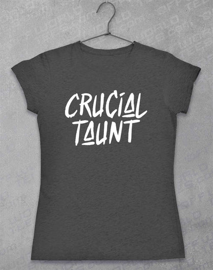 Crucial Taunt Womens T-Shirt 8-10 / Dark Heather  - Off World Tees