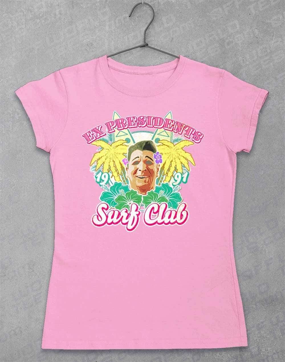 Ex Presidents Surf Club Womens T-Shirt 8-10 / Light Pink  - Off World Tees