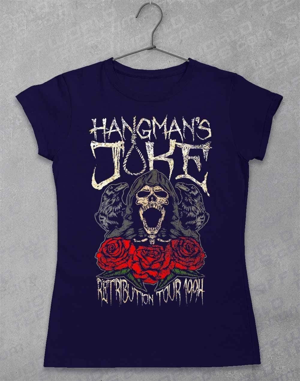 Hangman's Joke Retribution Tour 94 Womens T-Shirt 8-10 / Navy  - Off World Tees