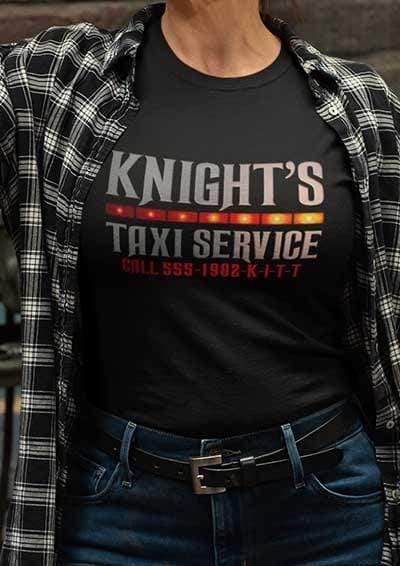 Knight's Taxi Sevice Womens T-Shirt  - Off World Tees