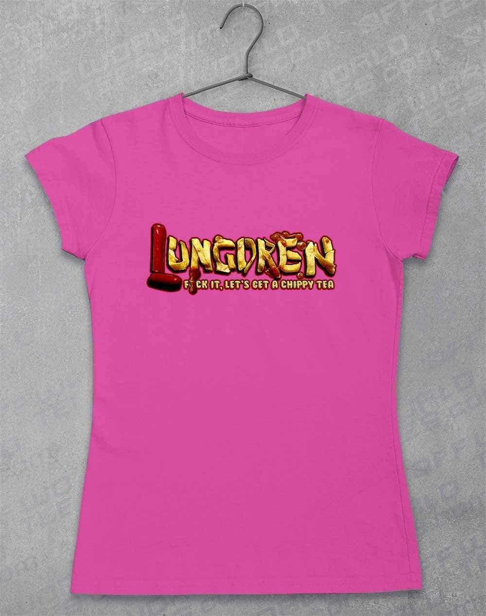 LUNGDREN Chippy Tea - Womens T-Shirt 8-10 / Azalea  - Off World Tees