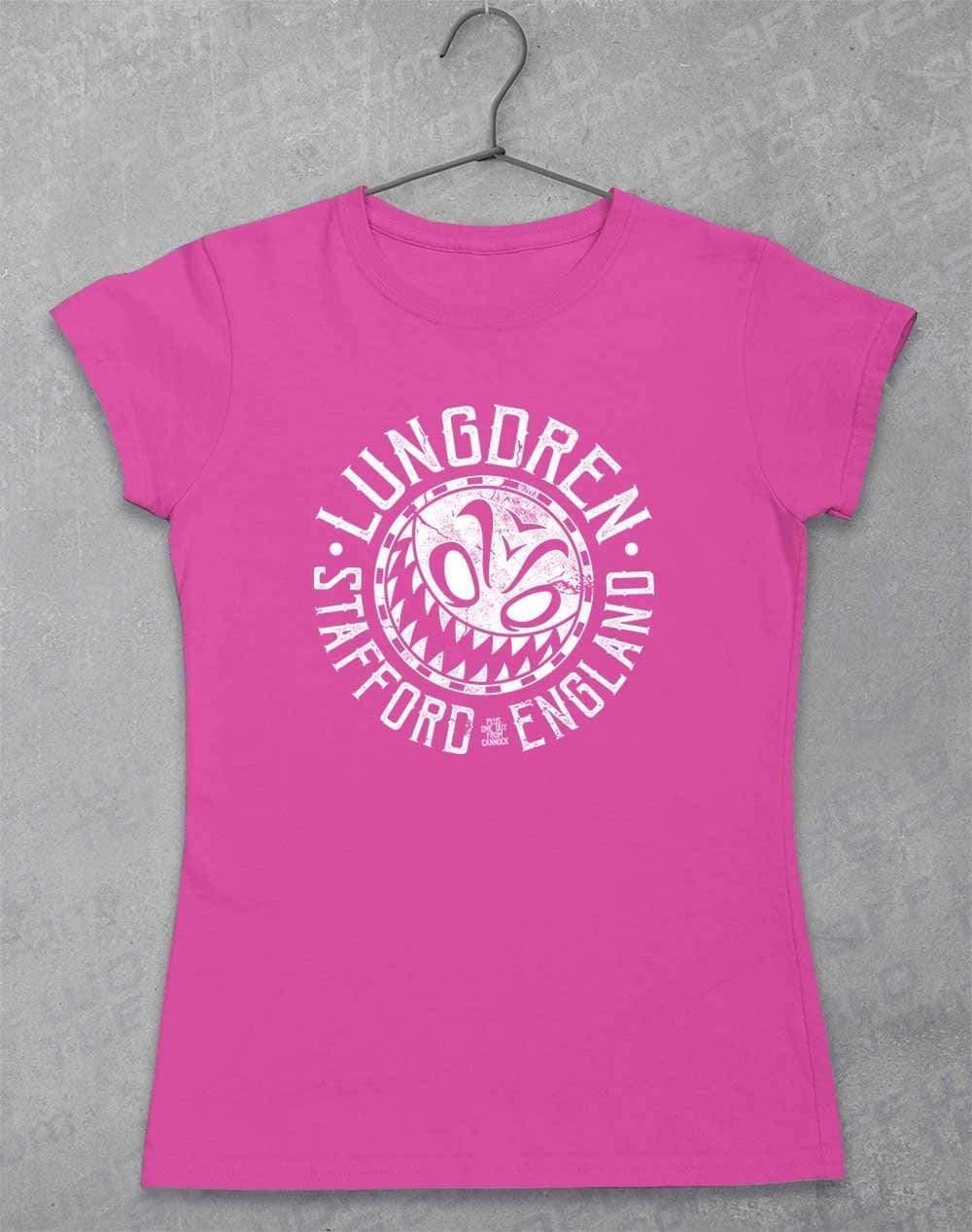 LUNGDREN Stafford Smiley - Womens T-Shirt 8-10 / Azalea  - Off World Tees