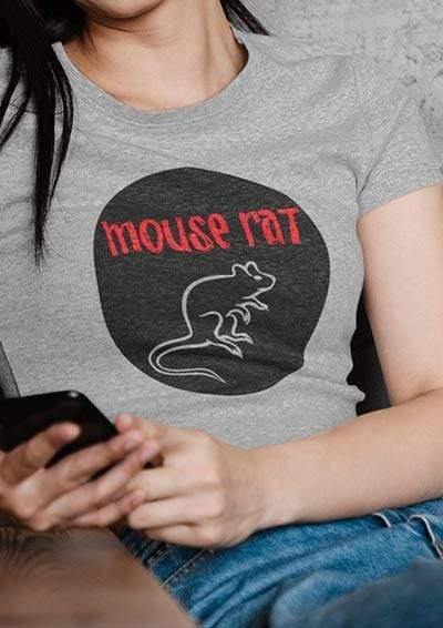 Mouse Rat Round Logo Womens T-Shirt  - Off World Tees