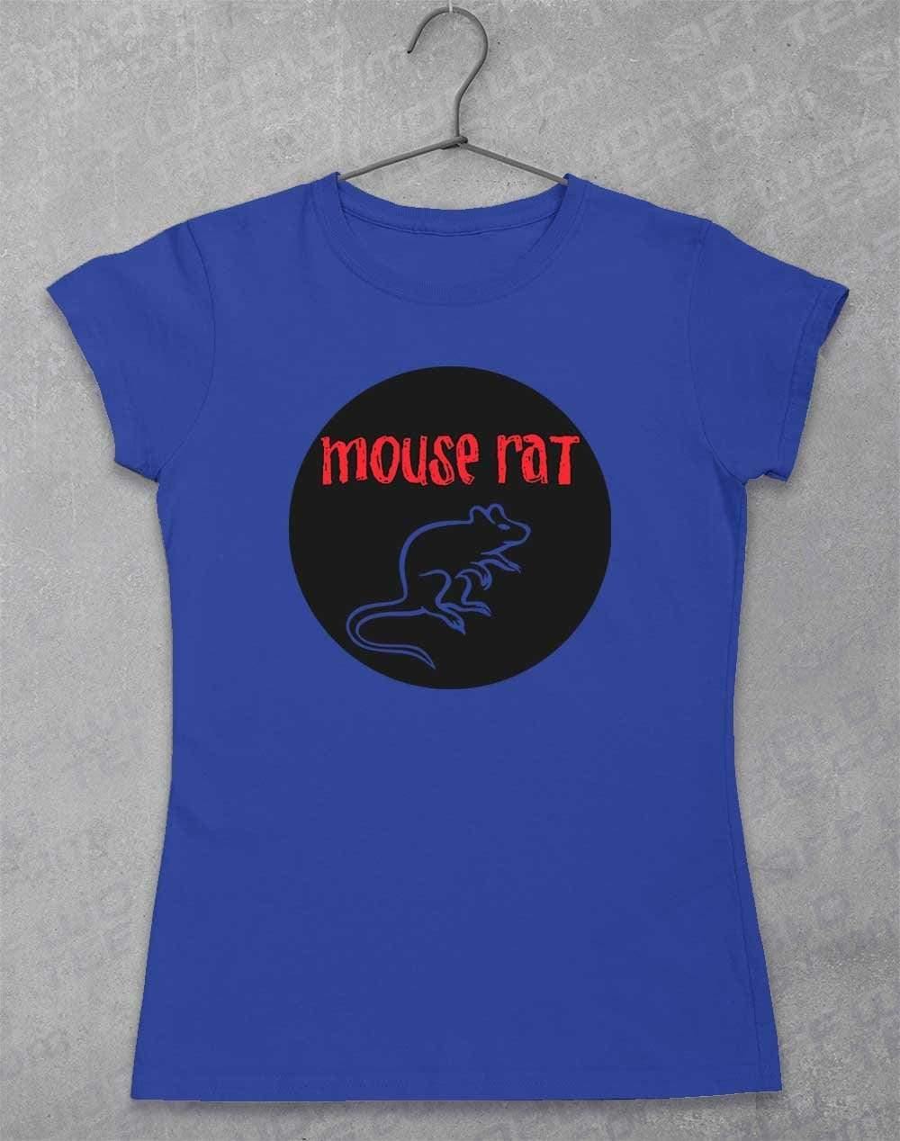 Mouse Rat Round Logo Womens T-Shirt 8-10 / Royal  - Off World Tees