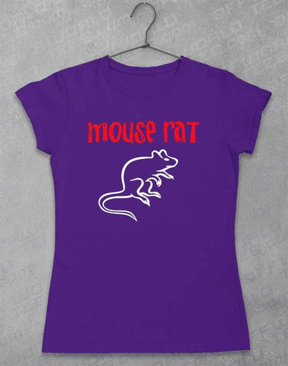 Mouse Rat Text Logo Womens T-Shirt 8-10 / Lilac  - Off World Tees
