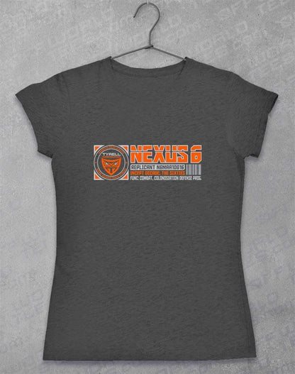 Nexus 6 Replicant Incept Date (CHOOSE YOUR DECADE!) Women's T-Shirt The Sixties - Dark Heather / 8-10  - Off World Tees