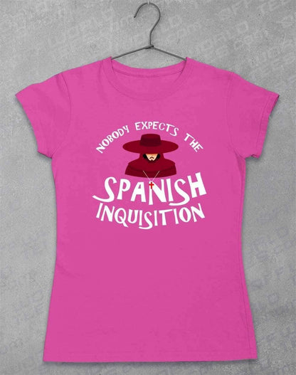 Nobody Expects the Spanish Inquisition Womens T-Shirt 8-10 / Azalea  - Off World Tees
