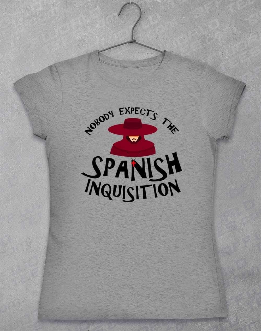 Nobody Expects the Spanish Inquisition Womens T-Shirt 8-10 / Sport Grey  - Off World Tees
