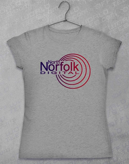 North Norfolk Digital Womens T-Shirt 8-10 / Sport Grey  - Off World Tees