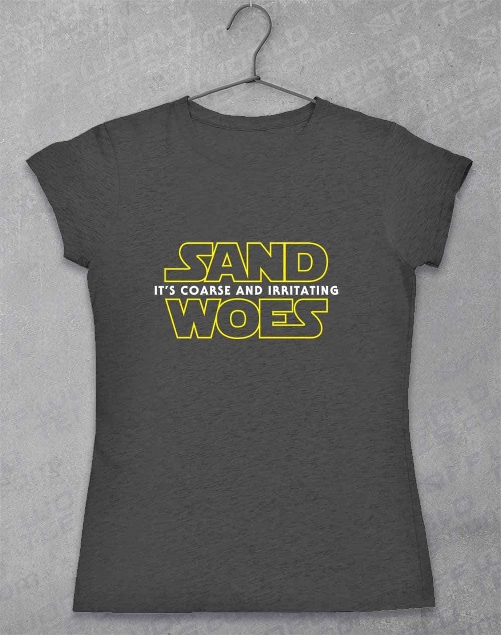 Sand Woes - Womens T-Shirt 8-10 / Dark Heather  - Off World Tees