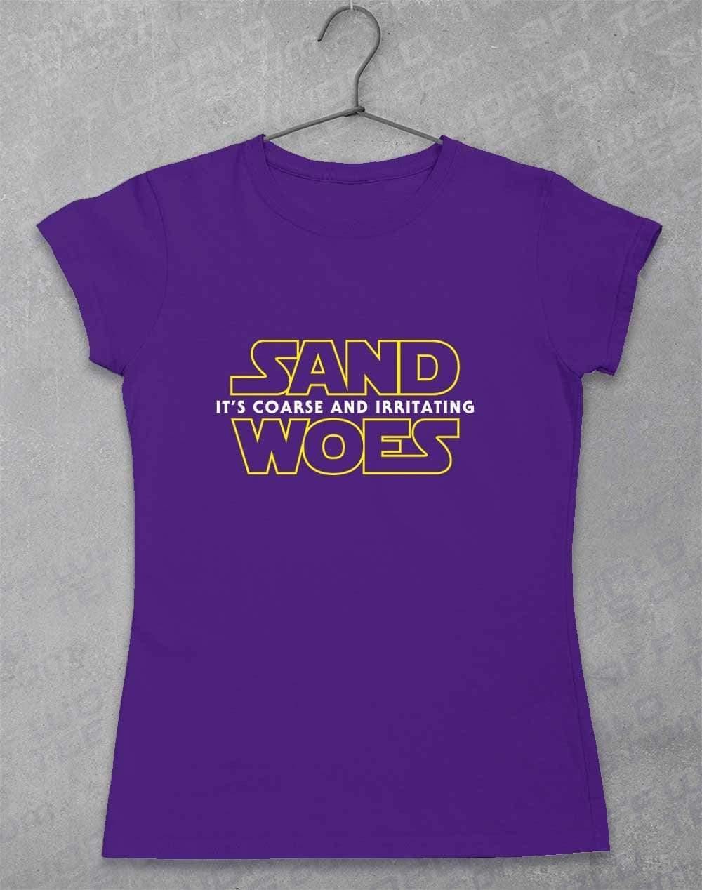 Sand Woes - Womens T-Shirt 8-10 / Lilac  - Off World Tees