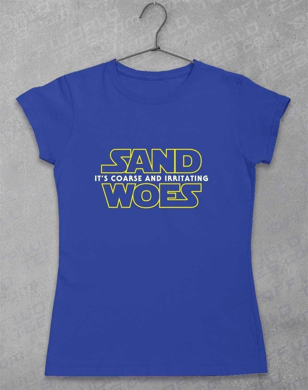 Sand Woes - Womens T-Shirt 8-10 / Royal  - Off World Tees