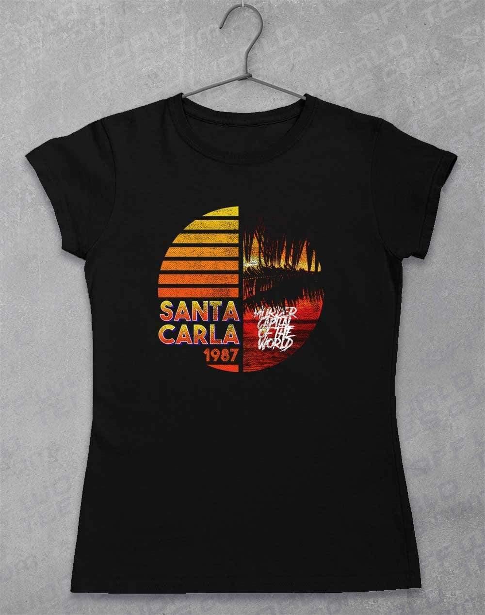 Santa Carla 1987 - Womens T-Shirt 8-10 / Black  - Off World Tees