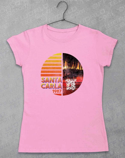 Santa Carla 1987 - Womens T-Shirt 8-10 / Light Pink  - Off World Tees