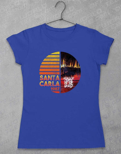 Santa Carla 1987 - Womens T-Shirt 8-10 / Royal  - Off World Tees