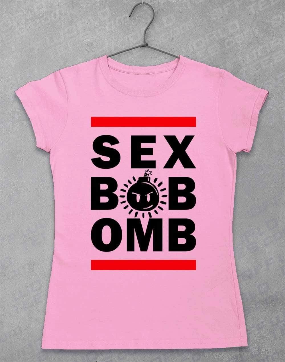 Sex Bob-Omb Womens T-Shirt 8-10 / Light Pink  - Off World Tees