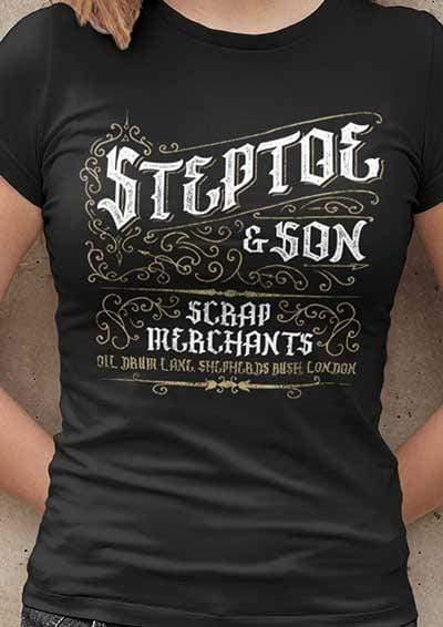 Steptoe & Son Scrap Merchants Womens T-Shirt  - Off World Tees