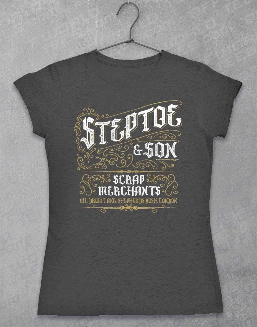 Steptoe & Son Scrap Merchants Womens T-Shirt 8-10 / Dark Heather  - Off World Tees