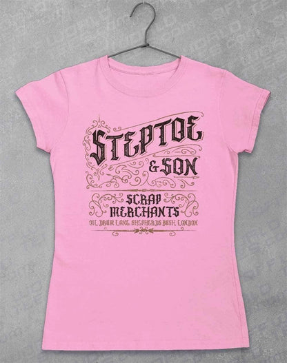 Steptoe & Son Scrap Merchants Womens T-Shirt 8-10 / Light Pink  - Off World Tees