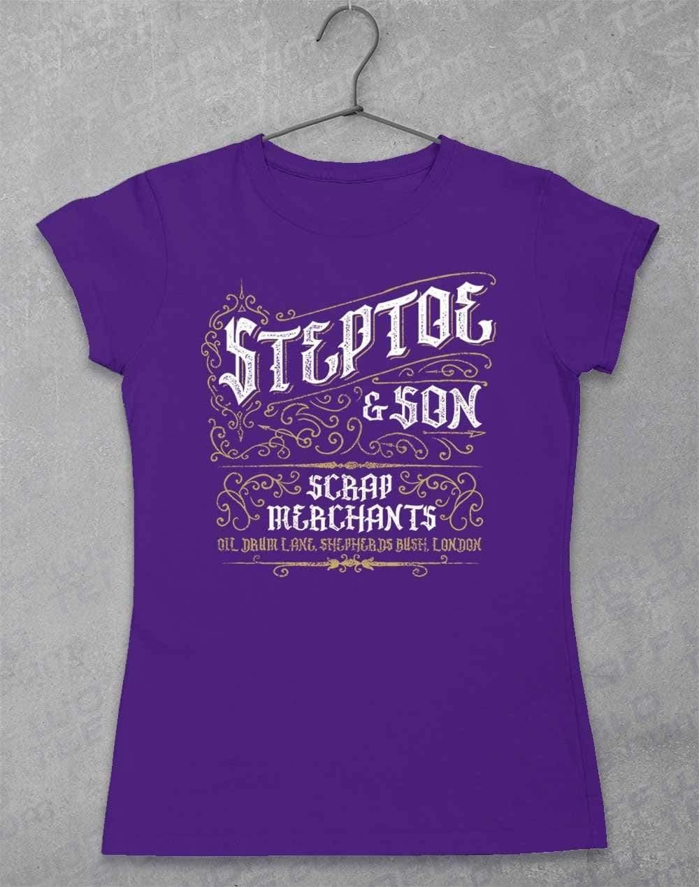 Steptoe & Son Scrap Merchants Womens T-Shirt 8-10 / Lilac  - Off World Tees