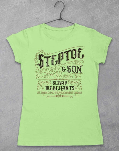 Steptoe & Son Scrap Merchants Womens T-Shirt 8-10 / Mint Green  - Off World Tees