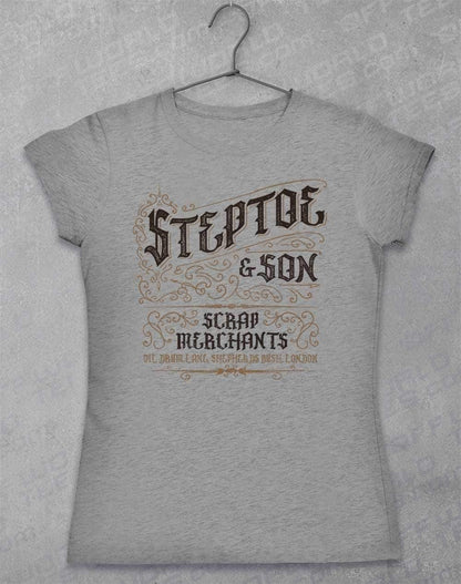 Steptoe & Son Scrap Merchants Womens T-Shirt 8-10 / Sport Grey  - Off World Tees