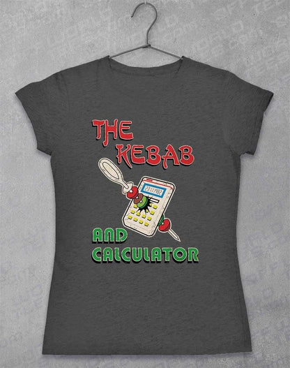 The Kebab and Calculator 1982 Womens T-Shirt 8-10 / Dark Heather  - Off World Tees