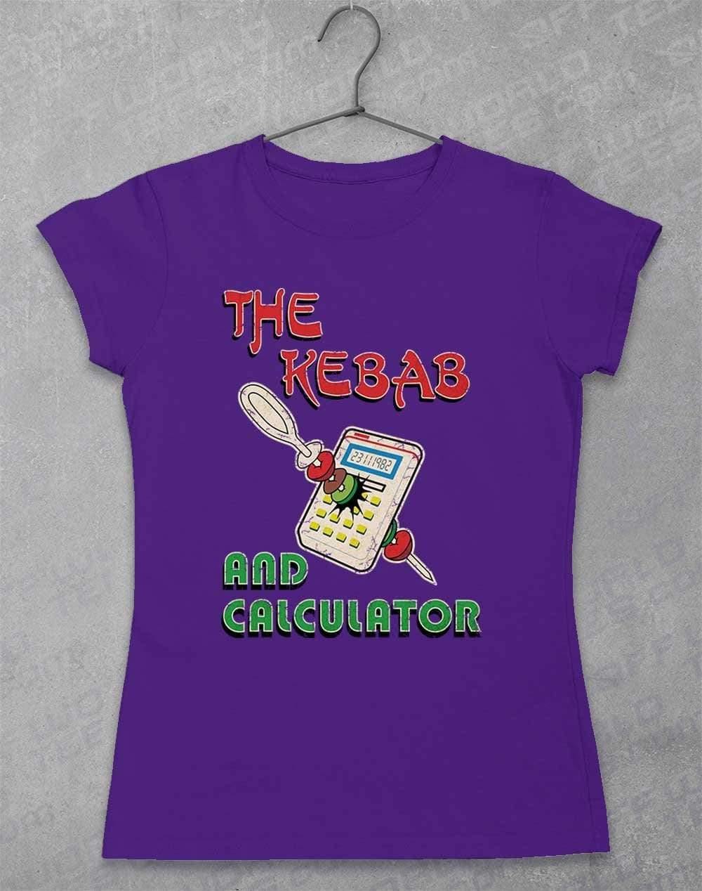 The Kebab and Calculator 1982 Womens T-Shirt 8-10 / Lilac  - Off World Tees