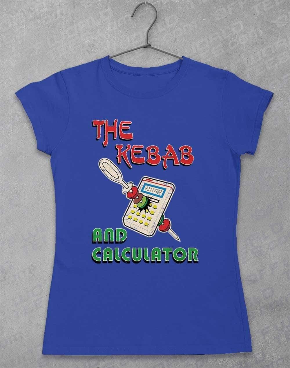The Kebab and Calculator 1982 Womens T-Shirt 8-10 / Royal  - Off World Tees