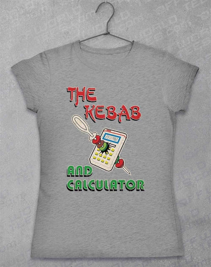 The Kebab and Calculator 1982 Womens T-Shirt 8-10 / Sport Grey  - Off World Tees