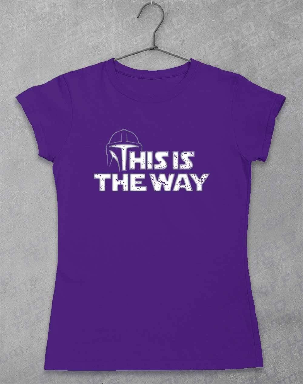 This is the Way - Womens T-Shirt 8-10 / Lilac  - Off World Tees