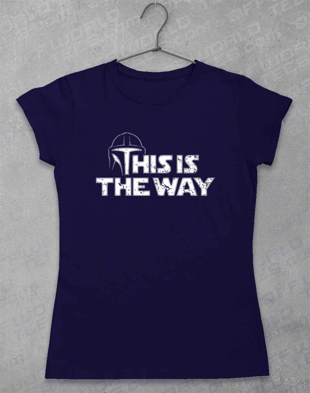 This is the Way - Womens T-Shirt 8-10 / Navy  - Off World Tees