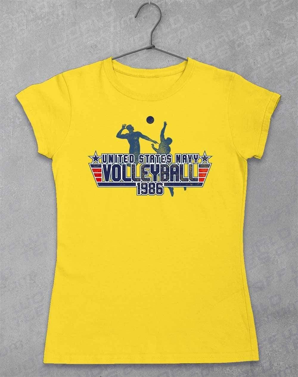 US Navy Volleyball 1986 Womens T-Shirt 8-10 / Daisy  - Off World Tees