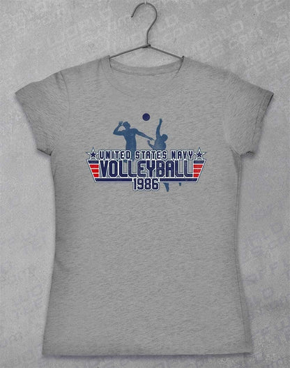 US Navy Volleyball 1986 Womens T-Shirt 8-10 / Sport Grey  - Off World Tees