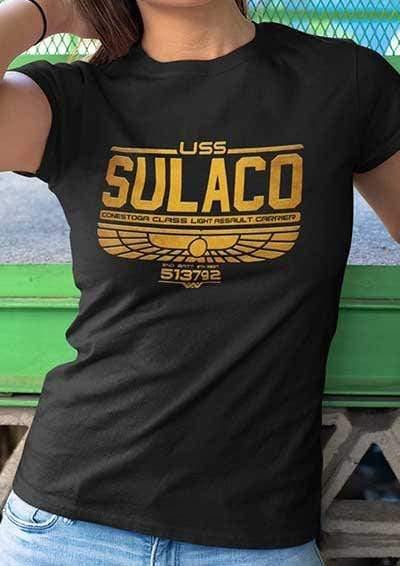 USS Sulaco Womens T-Shirt  - Off World Tees