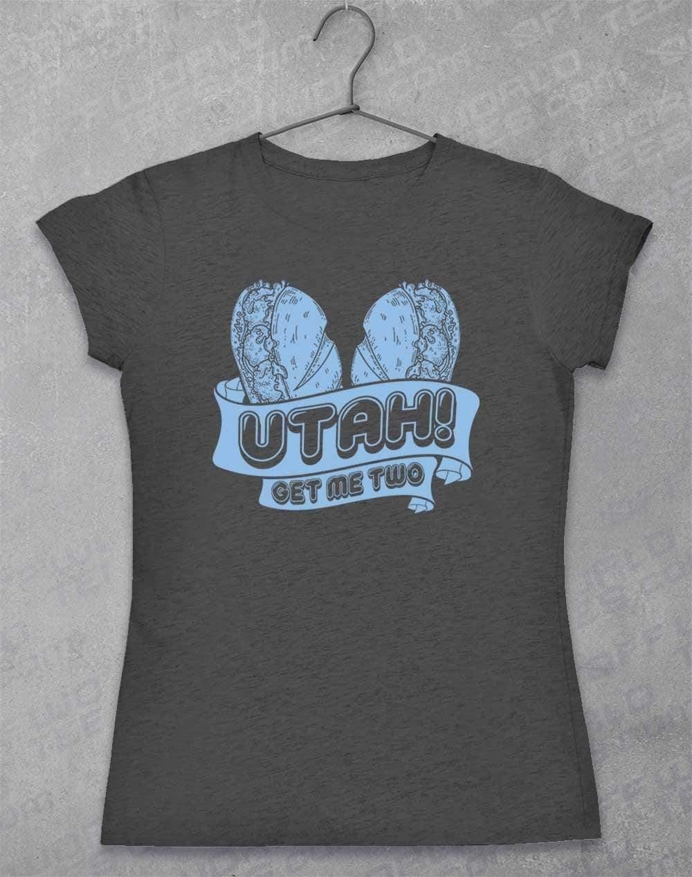 Utah Get Me Two Womens T-Shirt 8-10 / Dark Heather  - Off World Tees