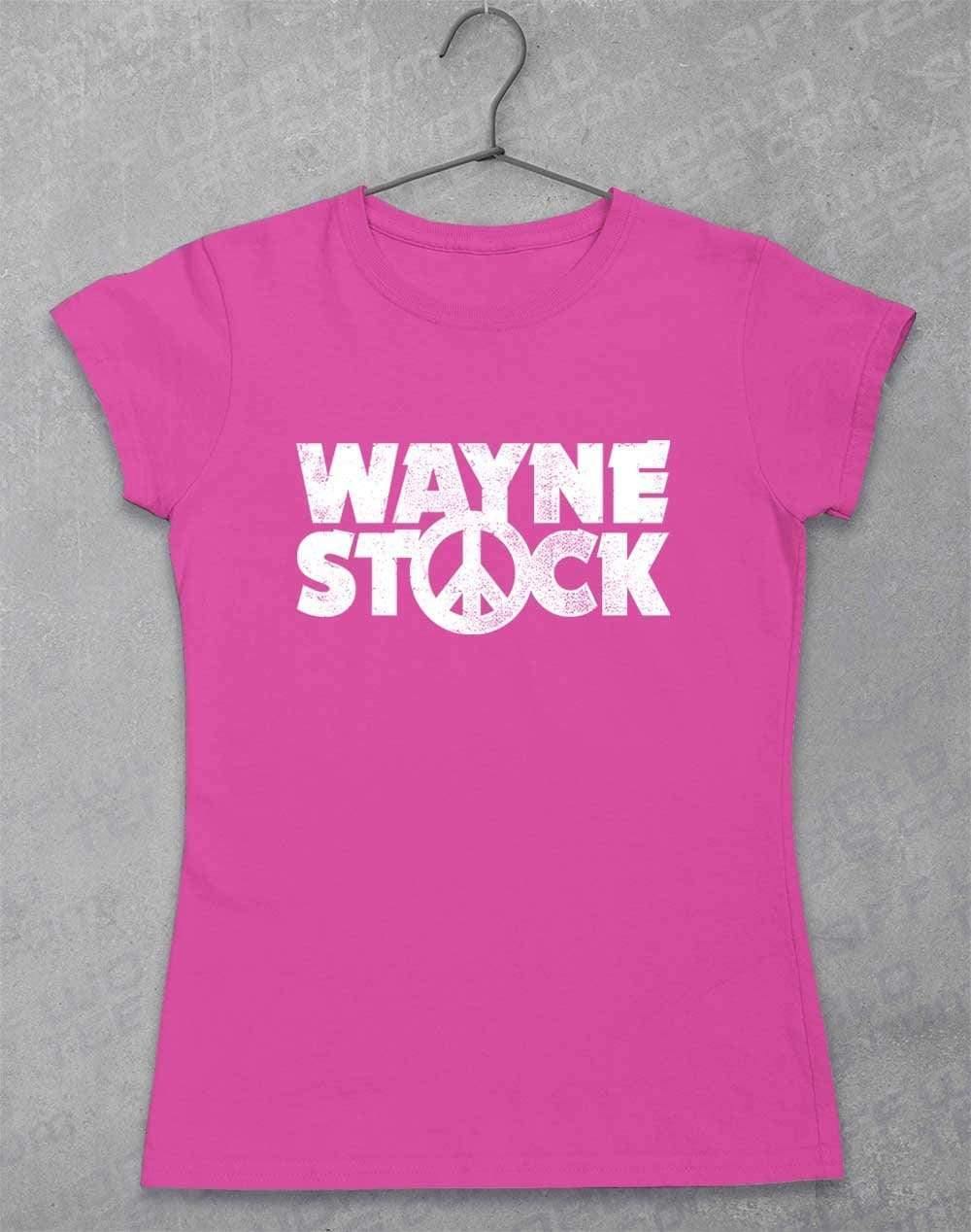 Waynestock Womens T-Shirt 8-10 / Azalea  - Off World Tees