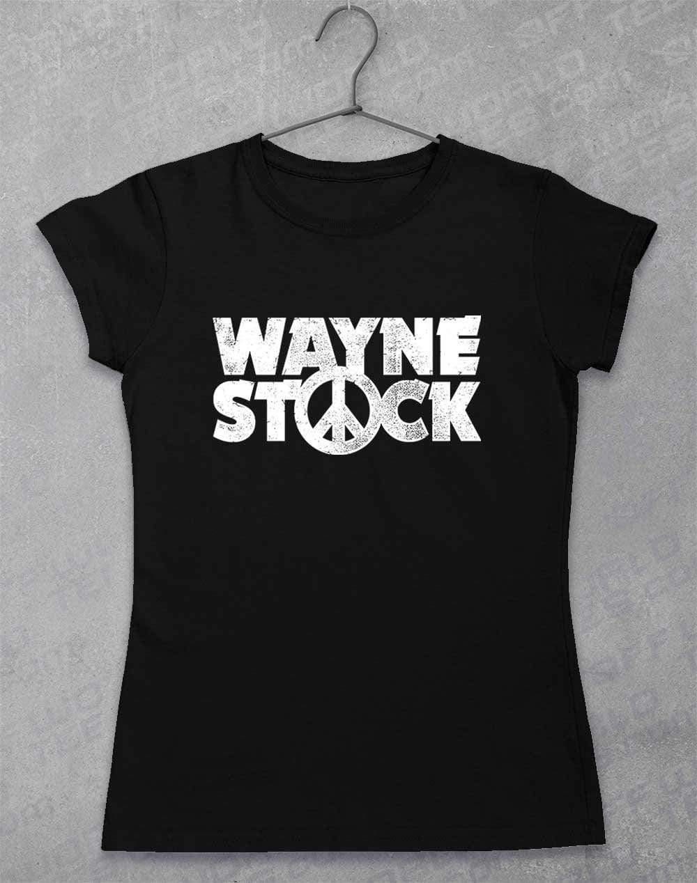 Waynestock Womens T-Shirt 8-10 / Black  - Off World Tees