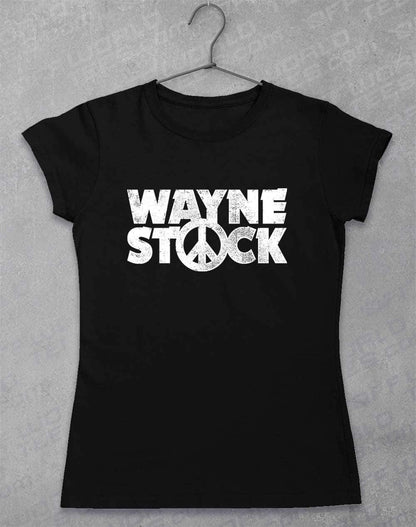 Waynestock Womens T-Shirt 8-10 / Black  - Off World Tees