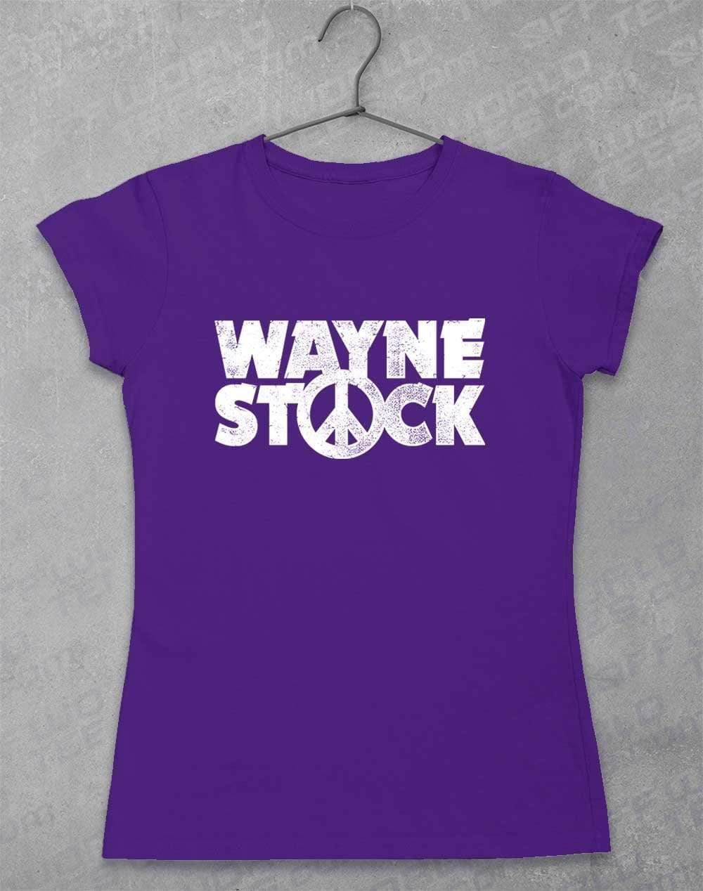 Waynestock Womens T-Shirt 8-10 / Lilac  - Off World Tees