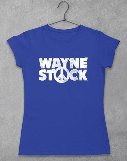 Waynestock Womens T-Shirt 8-10 / Royal  - Off World Tees